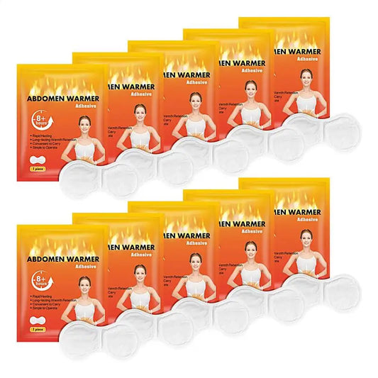 Adhesive Heat Patches Self-Heating Waist Warmer Winter 10X Portable Menstrual Heating Pad Warm Adhesive Portable Heating Patches